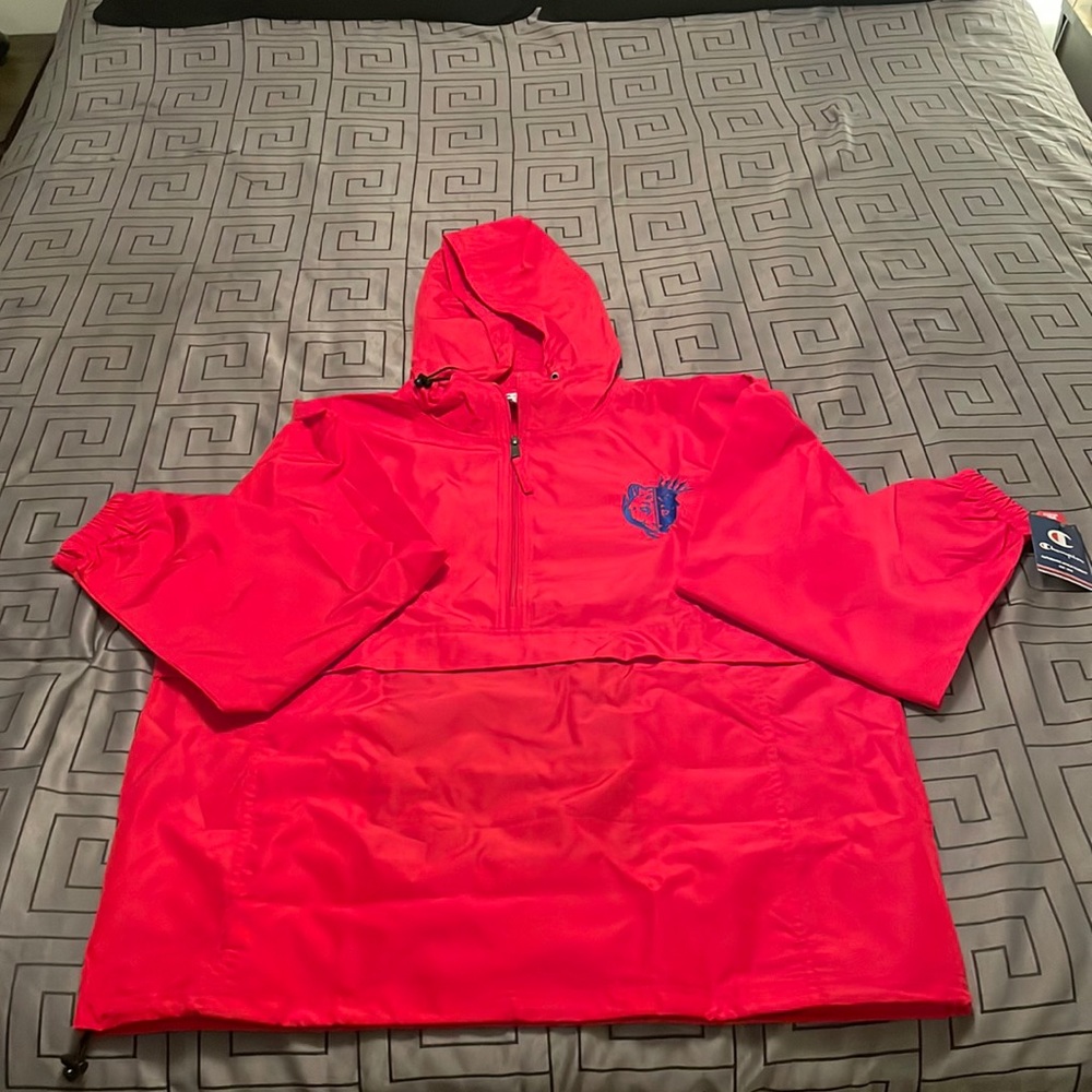 Fearless X Champion embroidered rain jacket size XL